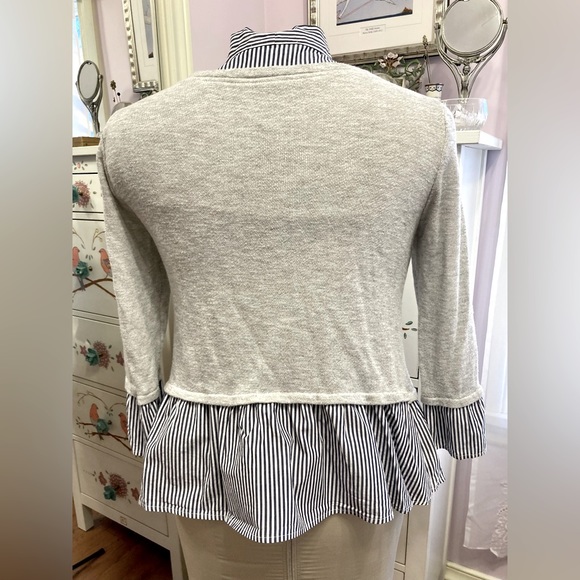 Sunday in Brooklyn Anthropologie “all-in-one” sweater peplum - Picture 4 of 6